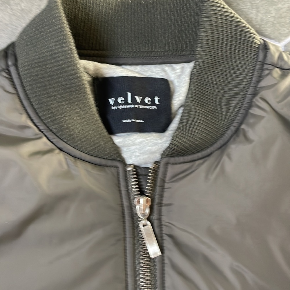Velvet Mens Bomber Jacket M - Picture 2 of 8
